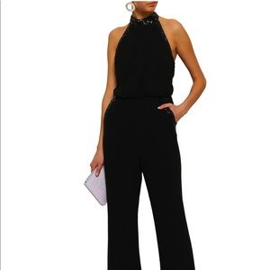 Rachel Zoe sequins-trim crepe jumpsuit